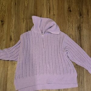 Lavender aerie Knit Sweater